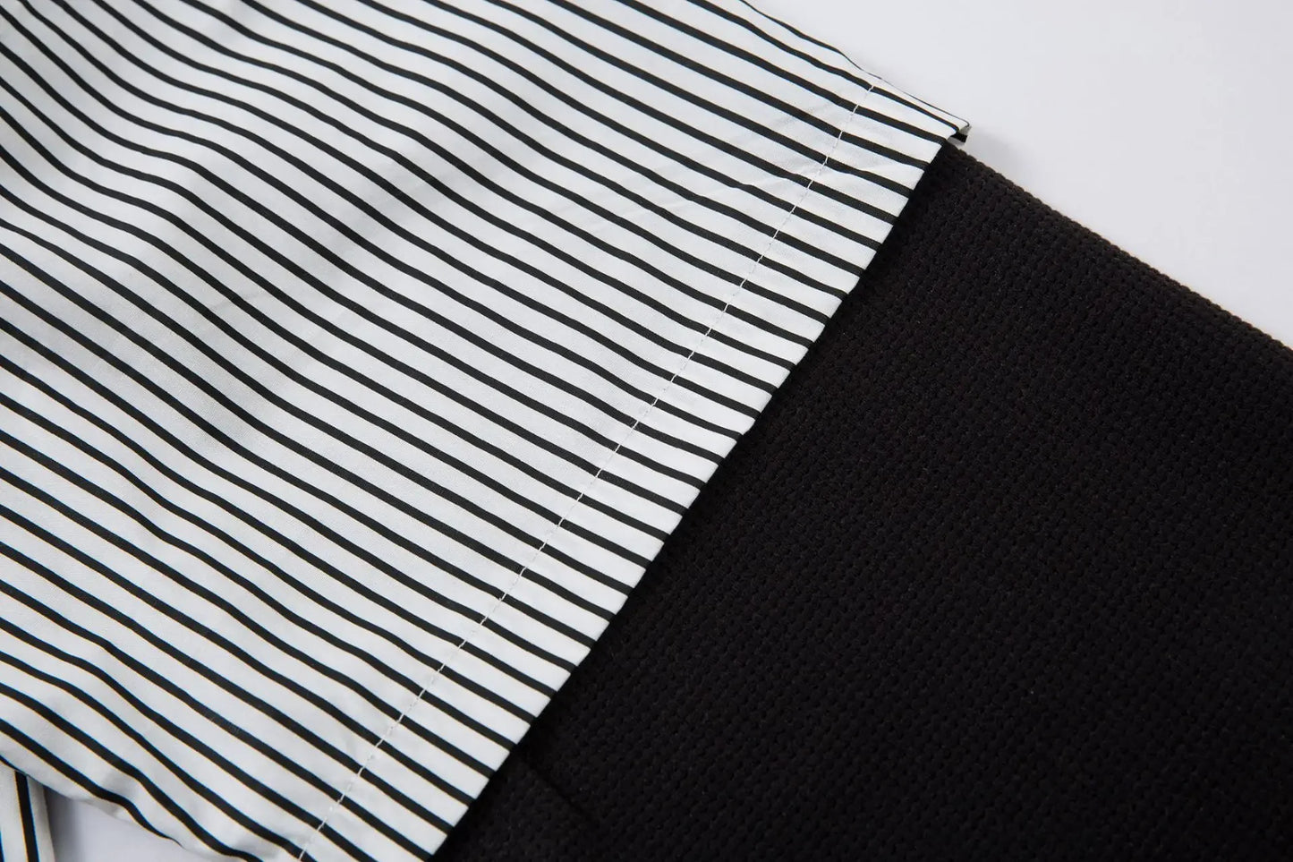 KOOPER™ Retro American Striped Shirt – Abstract Pattern Long Sleeve Streetwear