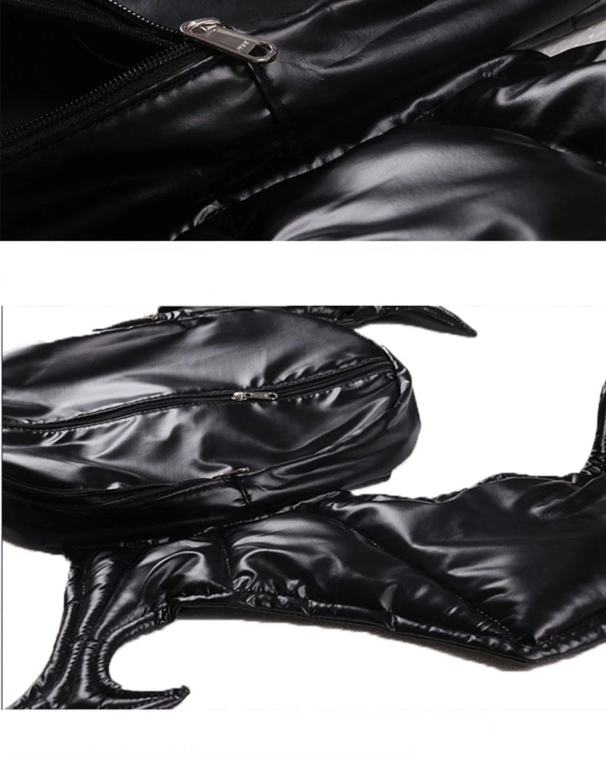 KOOPER™ Y2K Bat Backpack – Bold Streetwear PU Leather Bag