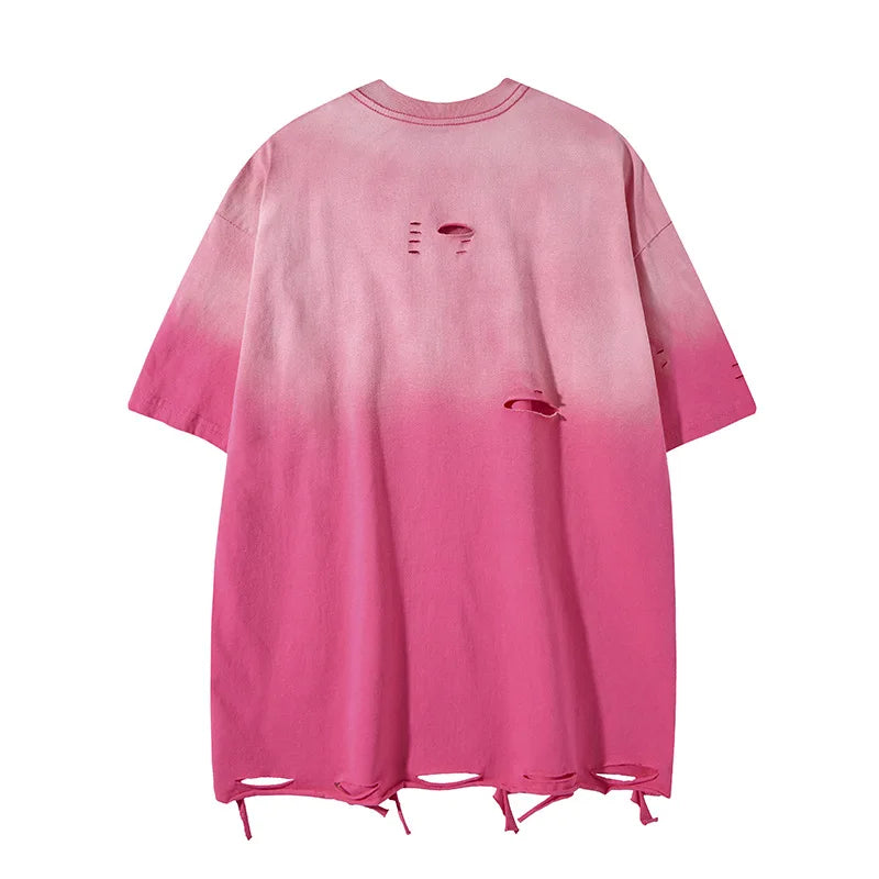 KOOPER™ Washed & Distressed High Street Tee – American Necklace Style