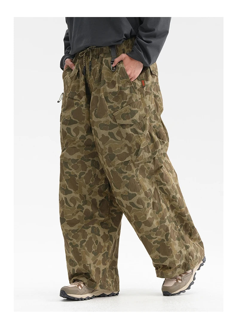 KOOPER™ Spring/Summer Camo Outdoor Work Pants – Quick-Dry Loose Fit Trousers
