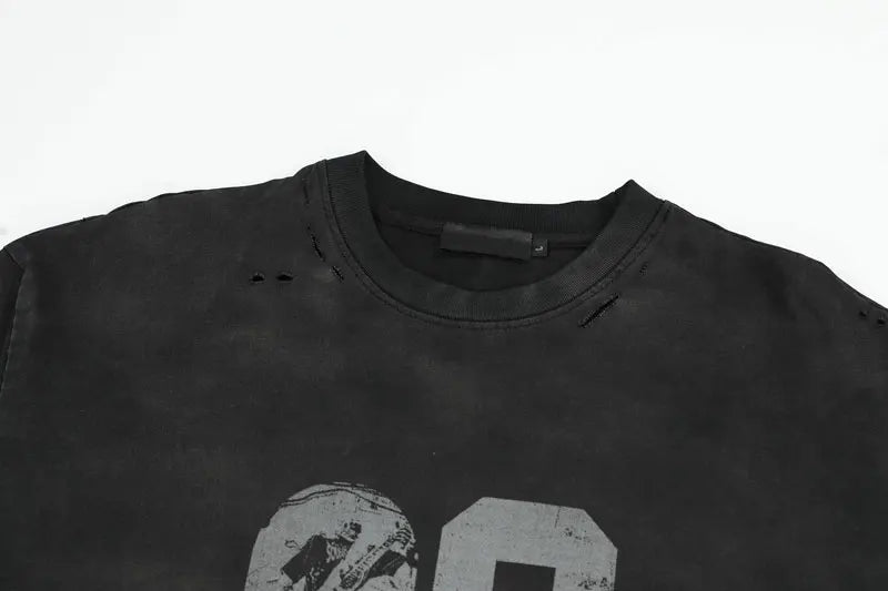 KOOPER™ Y2K Grunge Tie-Dye Long Sleeve Tee – Vintage Ripped Punk Streetwear