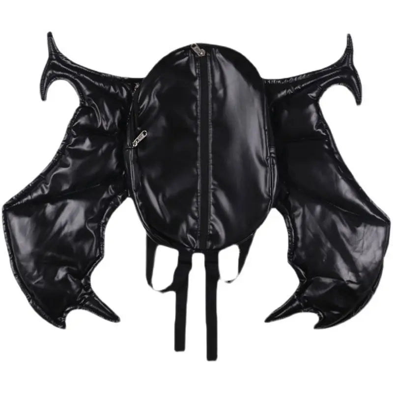 KOOPER™ Y2K Bat Backpack – Bold Streetwear PU Leather Bag