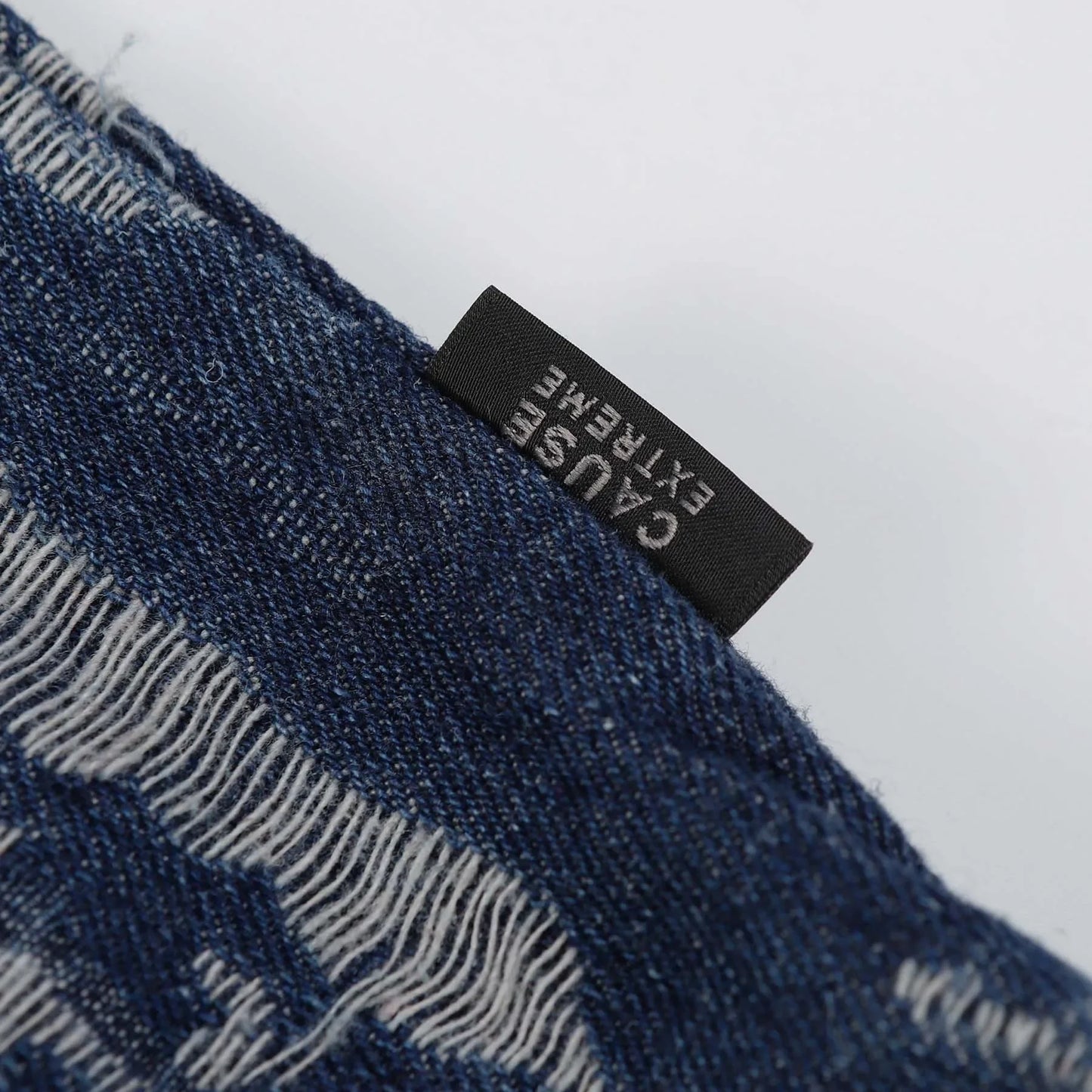 KOOPER™ Ripped Denim Hoodie – American Letter Embroidery High Street Unisex Sweatshirt