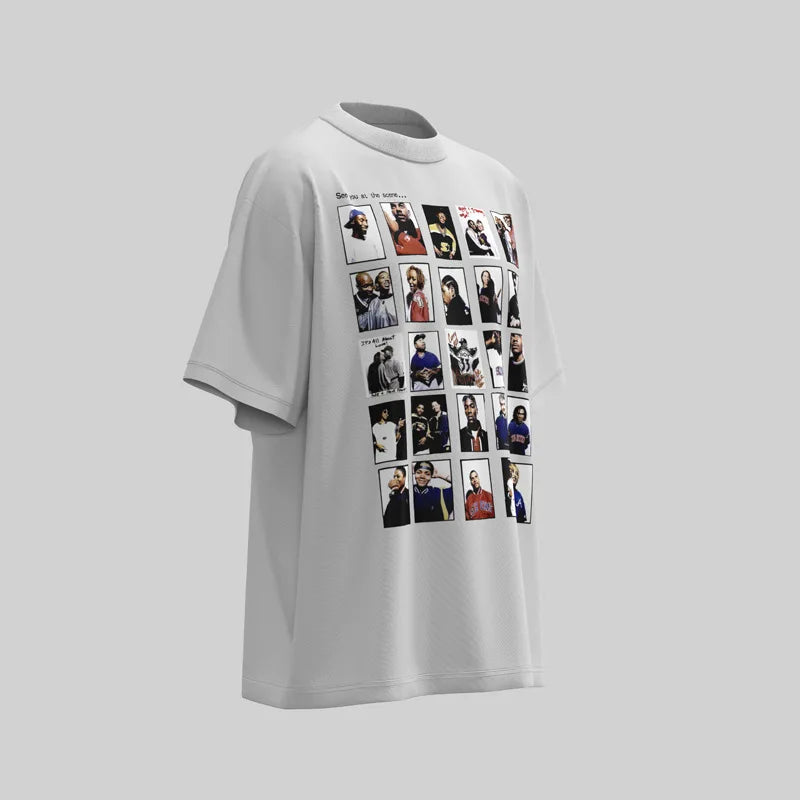 KOOPER™ Y2K Painted Graphic Tee – High Street Loose-Fit Summer Streetwear