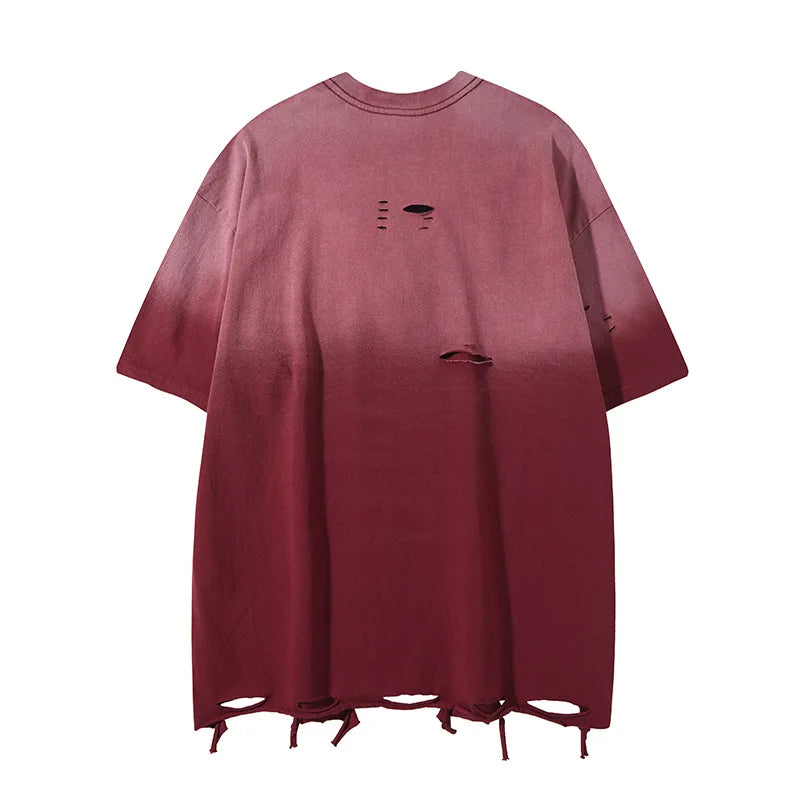 KOOPER™ Washed & Distressed High Street Tee – American Necklace Style