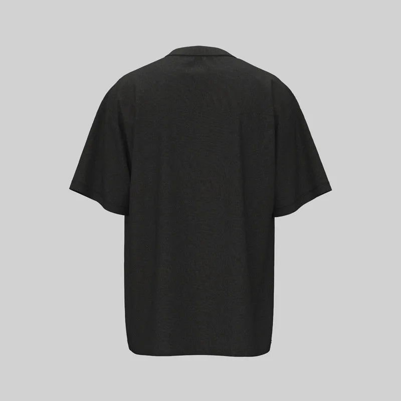 KOOPER™ Y2K Painted Graphic Tee – High Street Loose-Fit Summer Streetwear