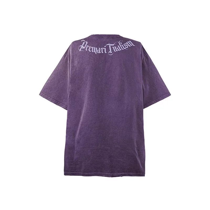 KOOPER™ Oversized Letter Embroidery Tee – High Street Hip Hop Y2K Style
