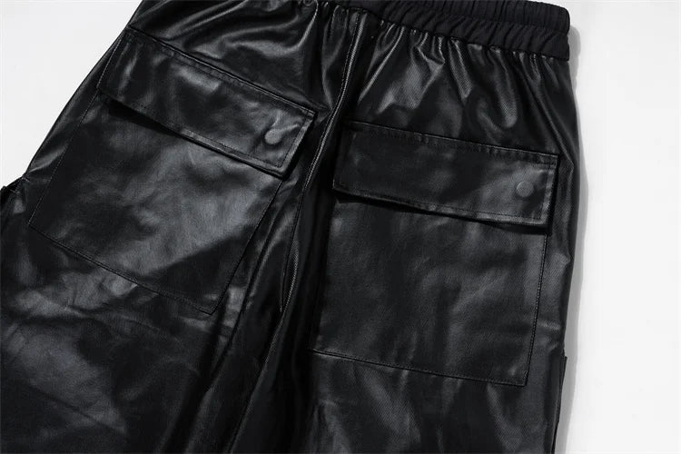 KOOPER™ RO Style Multi-Pocket Workwear Pants – High-Waisted Wide-Leg Casual Trousers