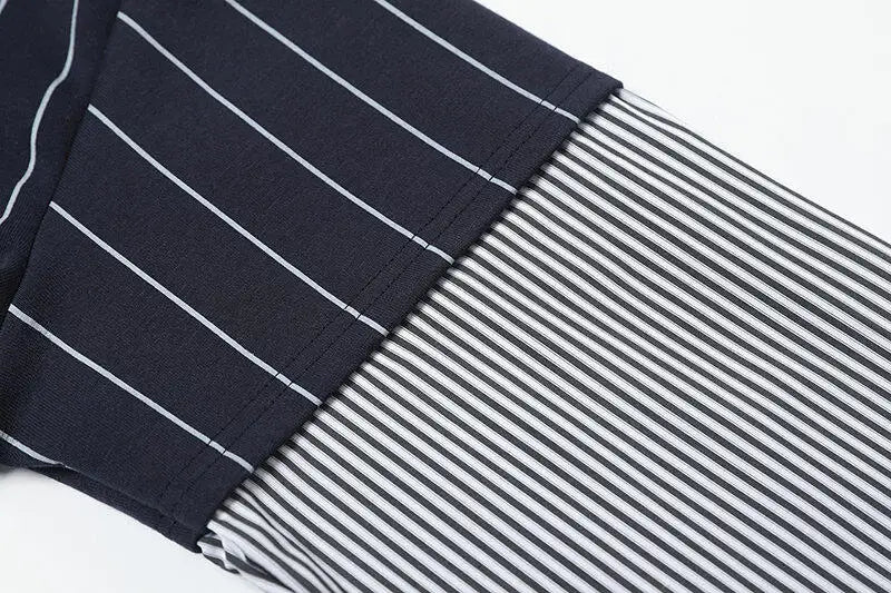 KOOPER™ Spring Casual Baseball Stripe Sweatshirt – Oversized Streetwear Pullover