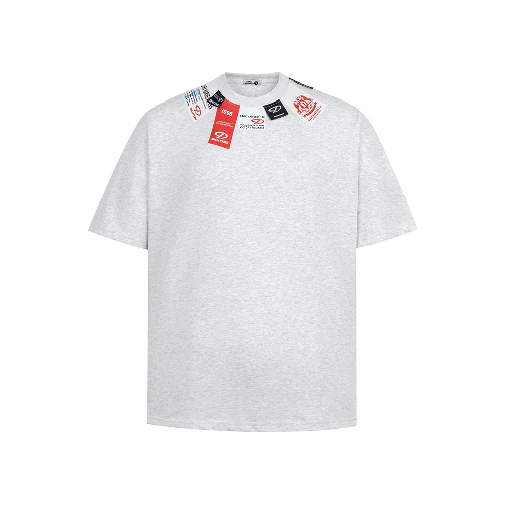 KOOPER™ Y2K Vibe Solid Tee – High Street Hip Hop Loose-Fit T-Shirt