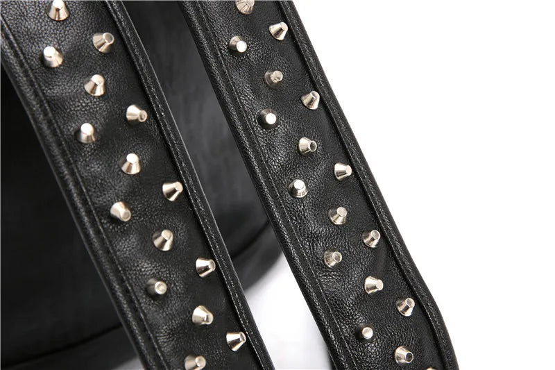 KOOPER™ Alligator Embossed Rivet Backpack – Luxury Unisex Laptop & School Bag