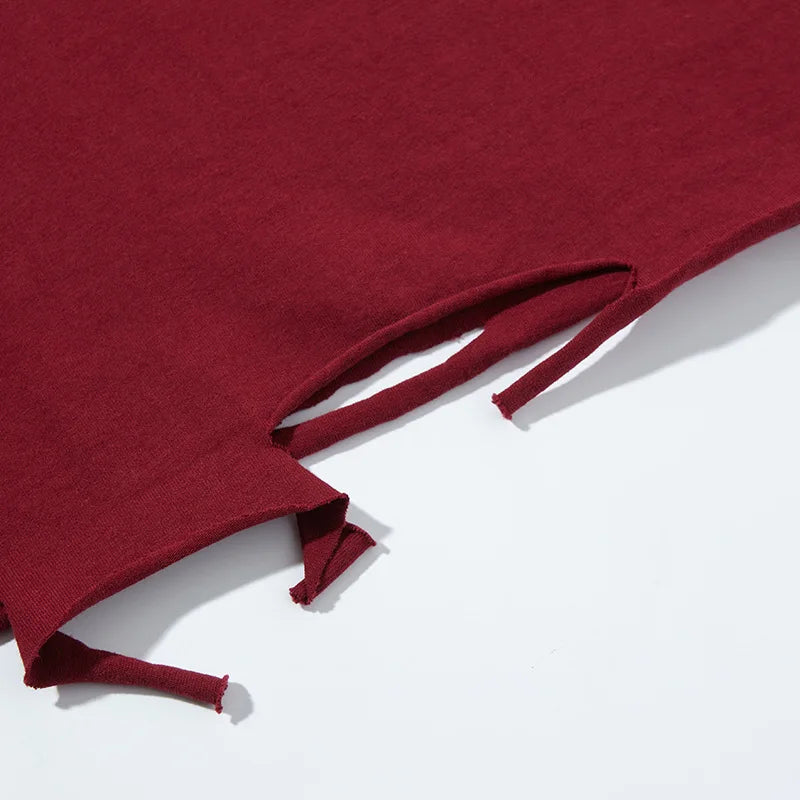 KOOPER™ Washed & Distressed High Street Tee – American Necklace Style