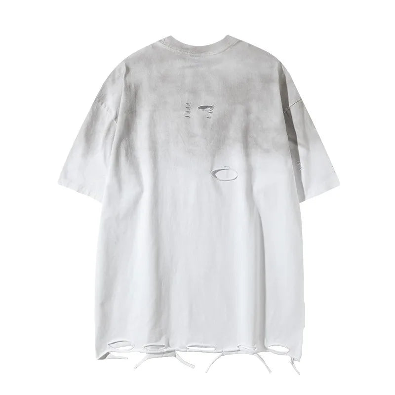 KOOPER™ Washed & Distressed High Street Tee – American Necklace Style