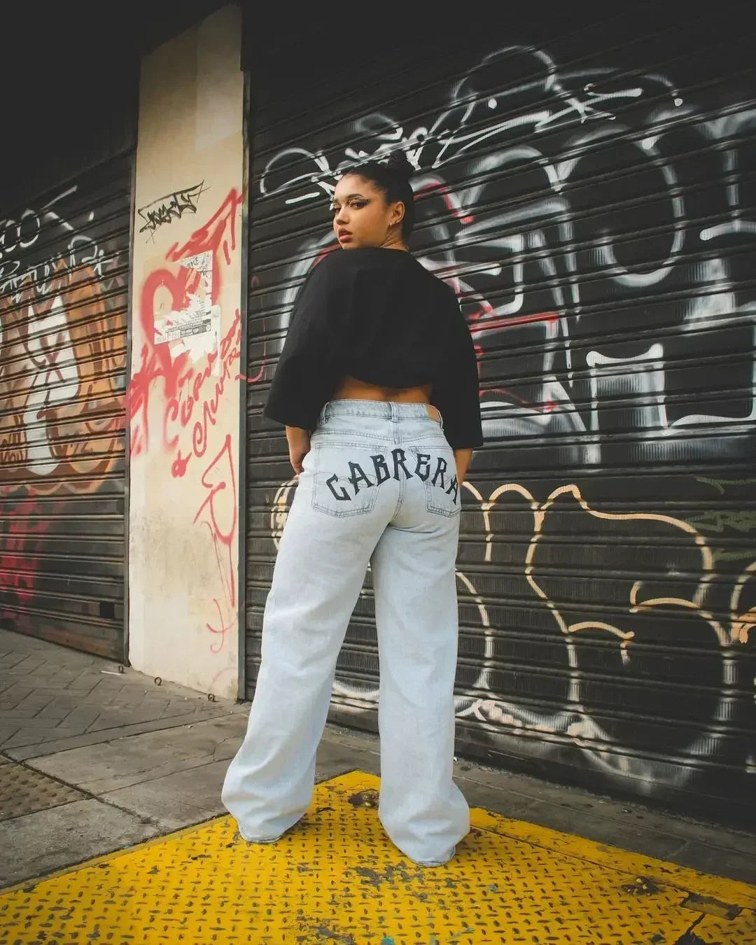 KOOPER™ Y2K Baggy Anime Jeans – Harajuku Vintage Wide-Leg Streetwear
