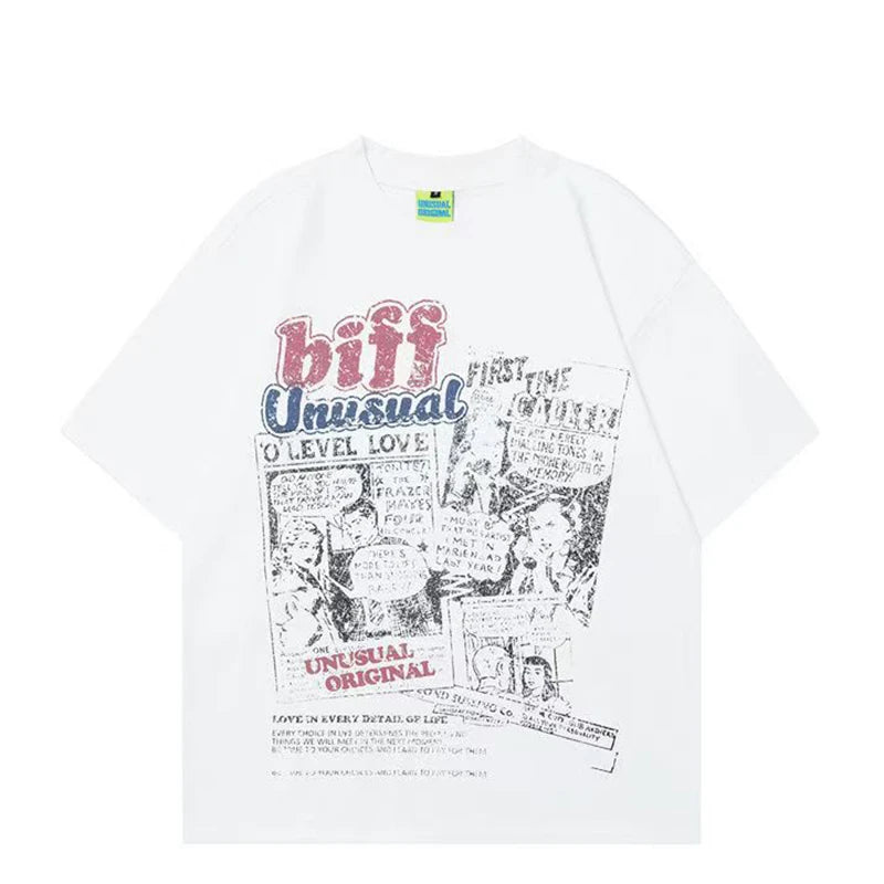 KOOPER™ Oversized Cartoon Graphic Tee – Classic Streetwear