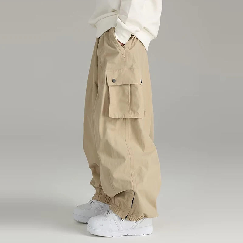KOOPER™ 2025 Baggy Wide-Leg Harem Pants – High Street Casual Sport Overalls