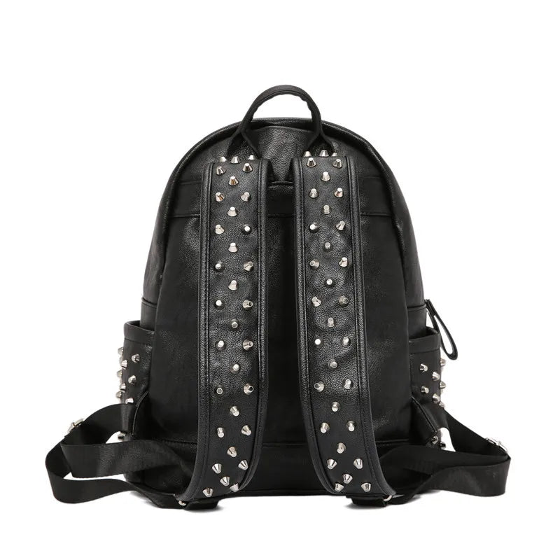 KOOPER™ Alligator Embossed Rivet Backpack – Luxury Unisex Laptop & School Bag