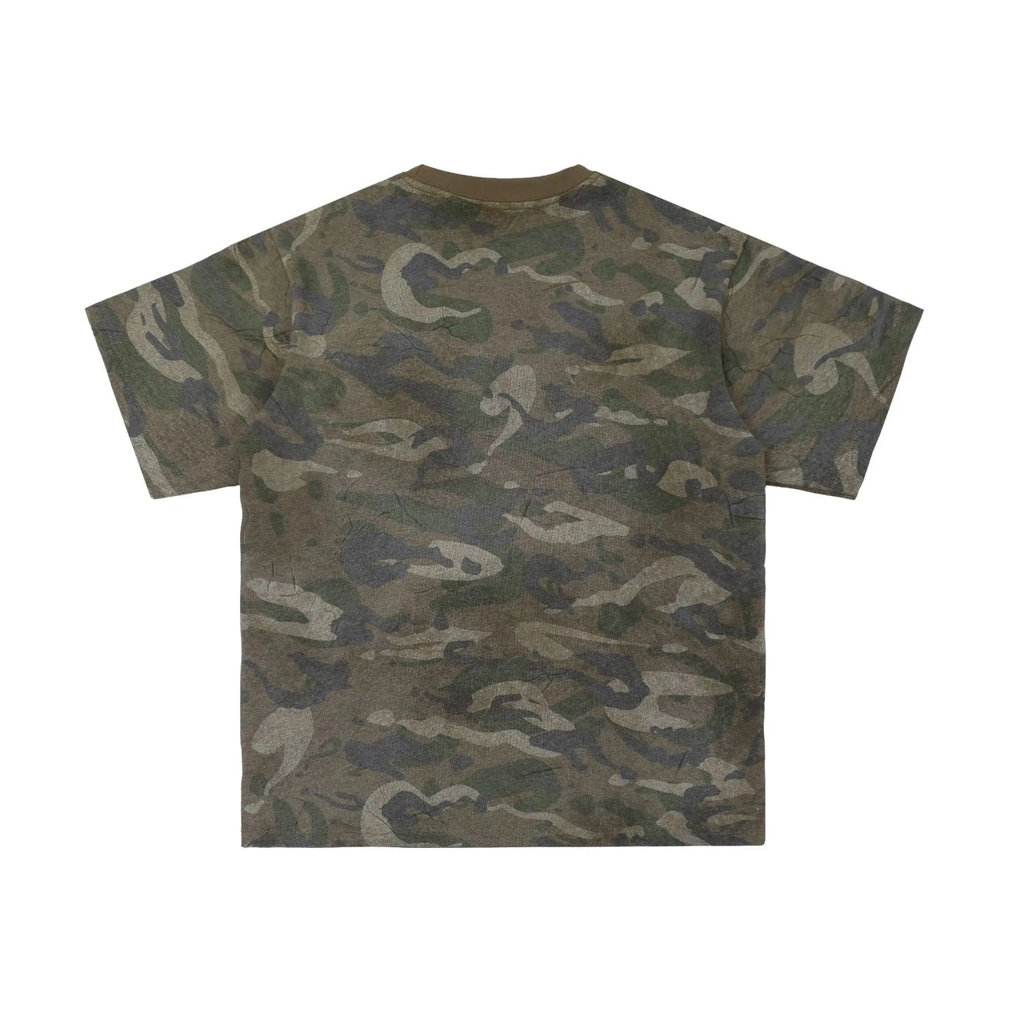 KOOPER™ Camouflage Cargo T-Shirt – High Street Tactical Vintage Tee for Men