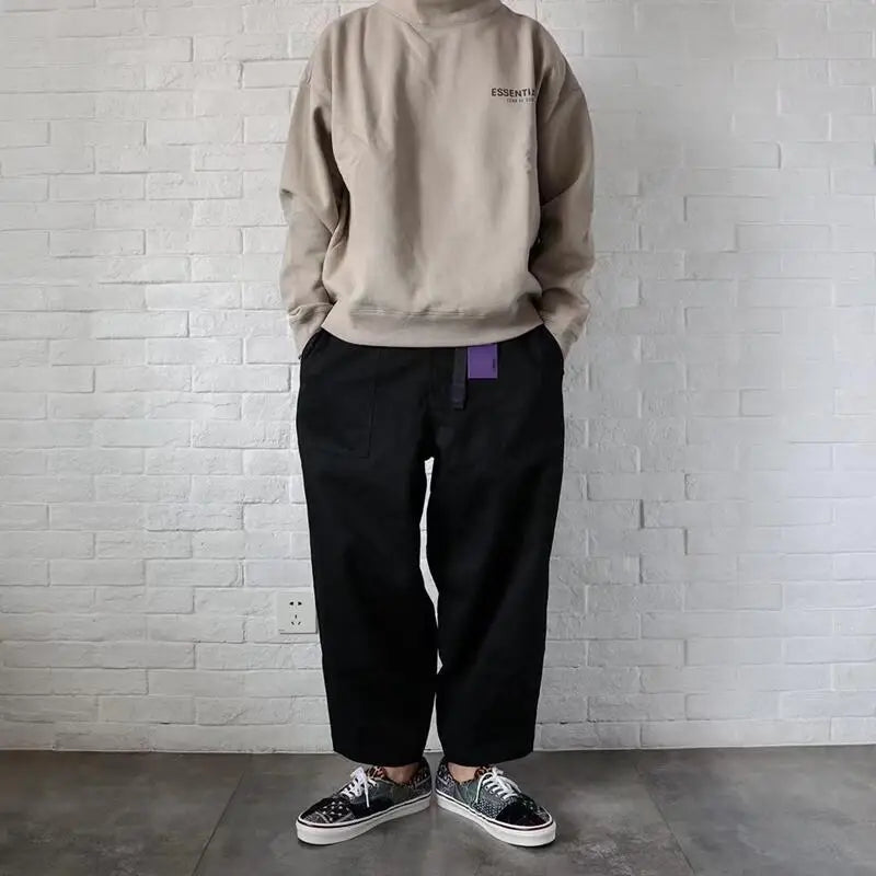 KOOPER™ Purple Label Anti-Tear Wide Leg Pants – Japanese Loose Fit Streetwear