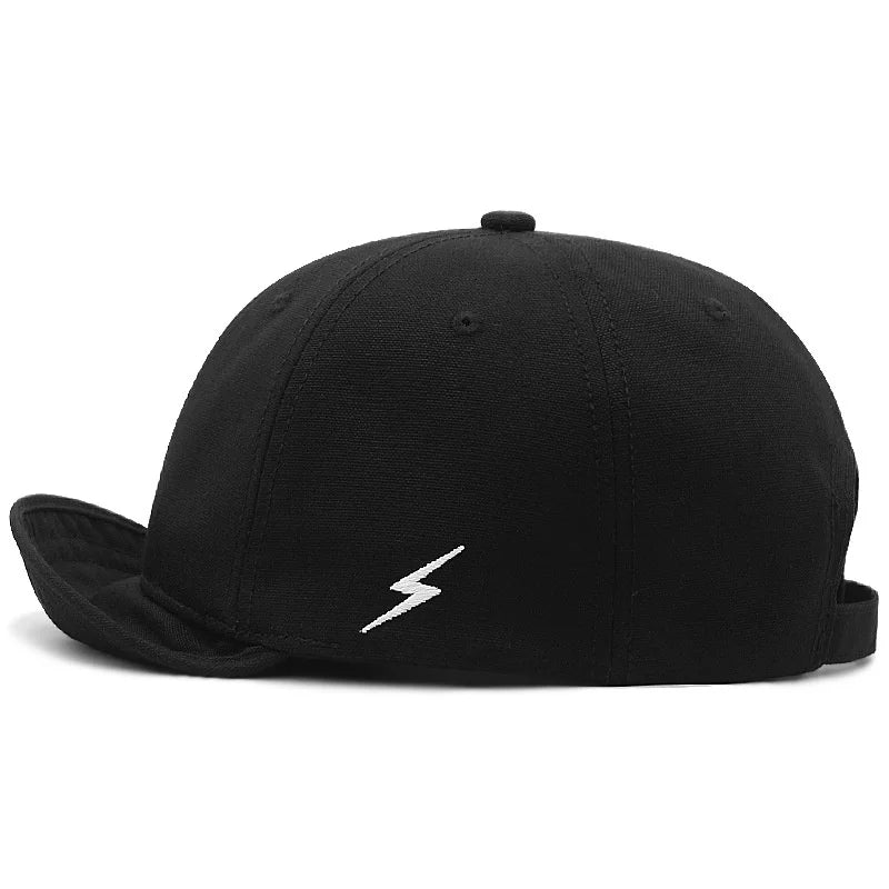 KOOPER™ Short Brim Snapback Cap – Unisex Cotton Hat