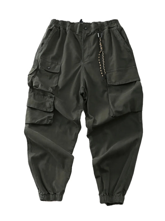 KOOPER™ American Workwear Cargo Pants – Loose Harajuku Style with Multi-Pockets