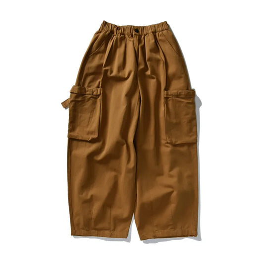 KOOPER™ Multi-Pocket Cargo Pants – Safari Style Wide-Leg Workwear