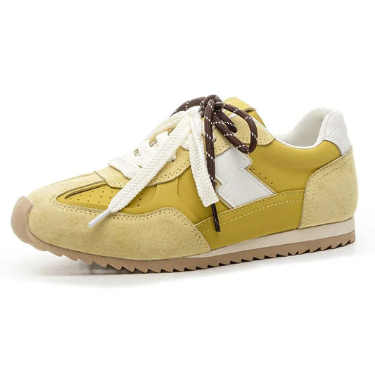 KOOPER™ Spring Summer Leather German Trainer – Lightweight & Wear-Resistant Casual Sneakers