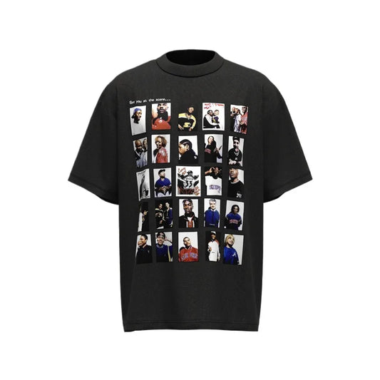 KOOPER™ Y2K Painted Graphic Tee – High Street Loose-Fit Summer Streetwear