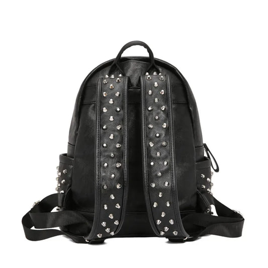 KOOPER™ Alligator Embossed Rivet Backpack – Luxury Unisex Laptop & School Bag