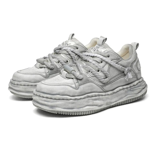 KOOPER™ Retro Y2K Dirty Punk Skate Sneakers – Unisex Platform Streetwear