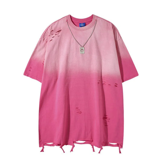 KOOPER™ Washed & Distressed High Street Tee – American Necklace Style