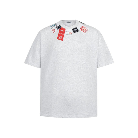 KOOPER™ Y2K Vibe Solid Tee – High Street Hip Hop Loose-Fit T-Shirt