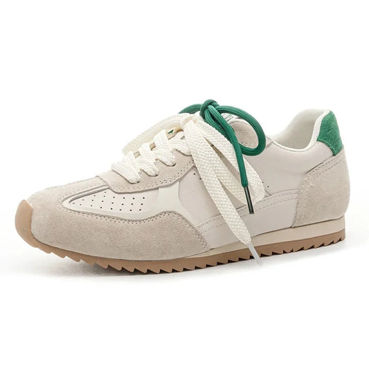 KOOPER™ Spring Summer Leather German Trainer – Lightweight & Wear-Resistant Casual Sneakers