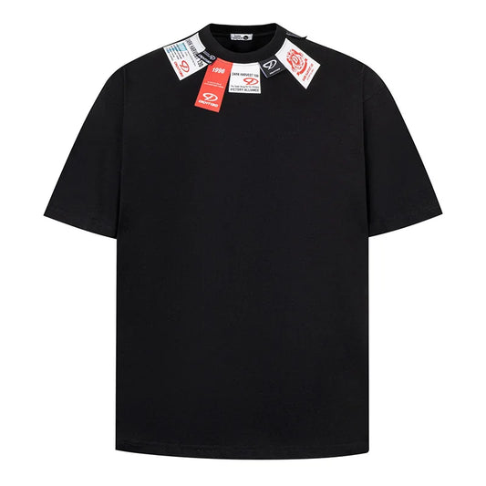 KOOPER™ Y2K Vibe Solid Tee – High Street Hip Hop Loose-Fit T-Shirt