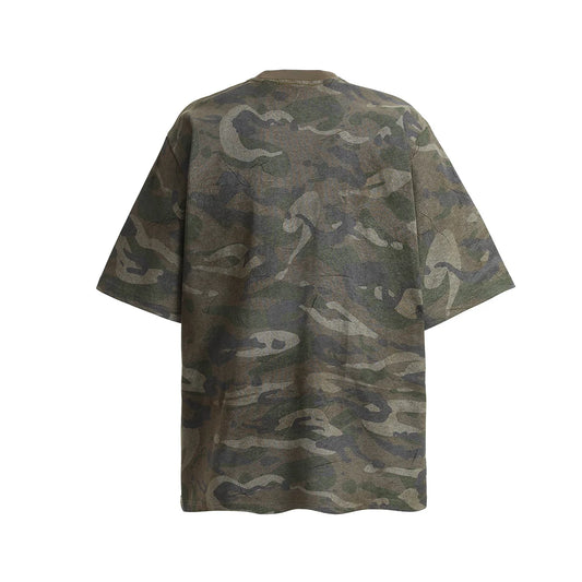 KOOPER™ Camouflage Cargo T-Shirt – High Street Tactical Vintage Tee for Men