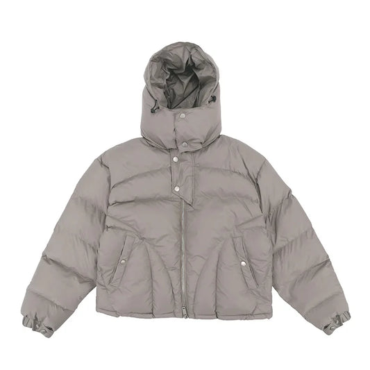KOOPER™ Winter Hooded Down Jacket – Thick Warm Streetwear for Cold Days