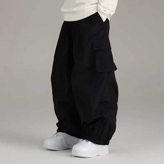 KOOPER™ 2025 Baggy Wide-Leg Harem Pants – High Street Casual Sport Overalls